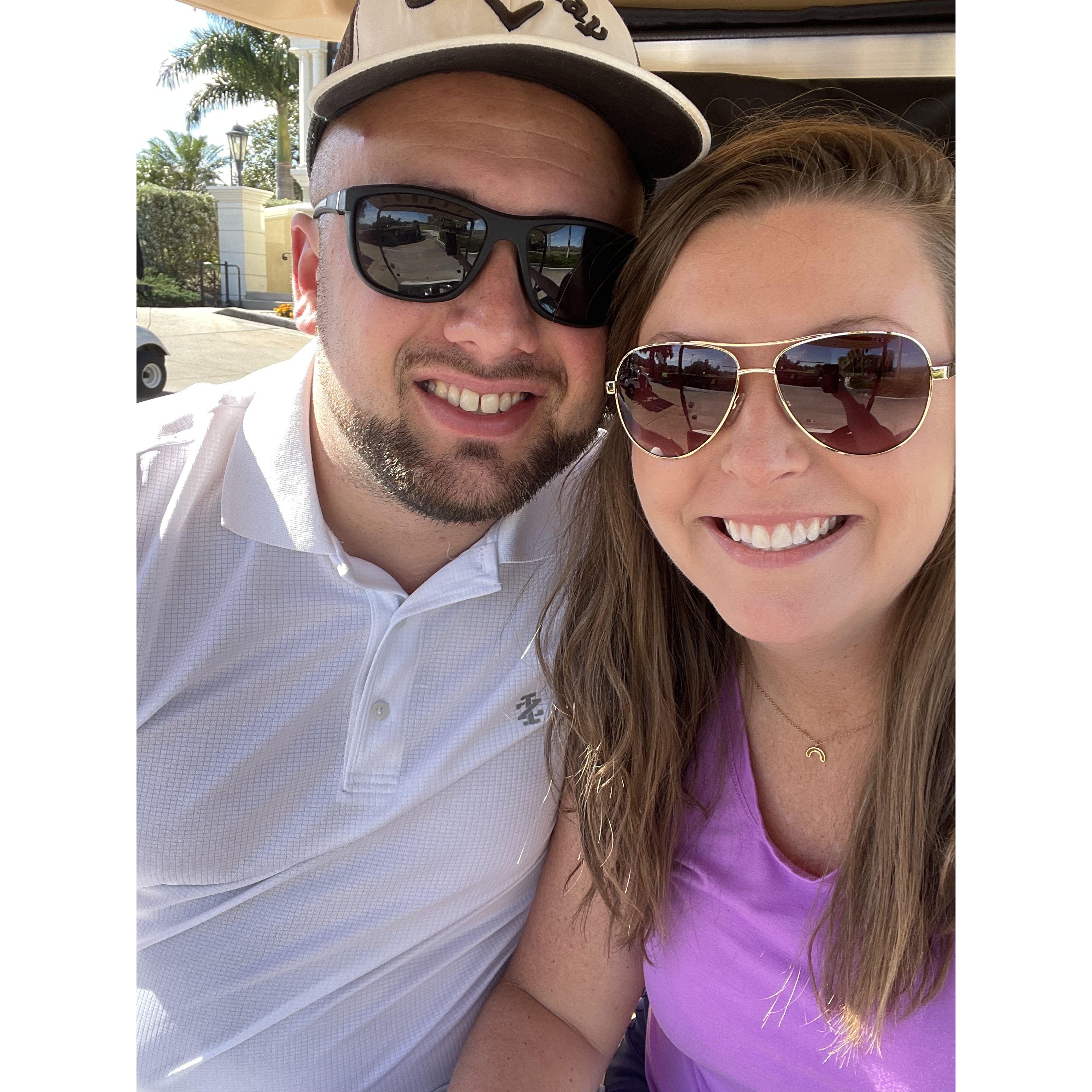 First golfing outing in 2021