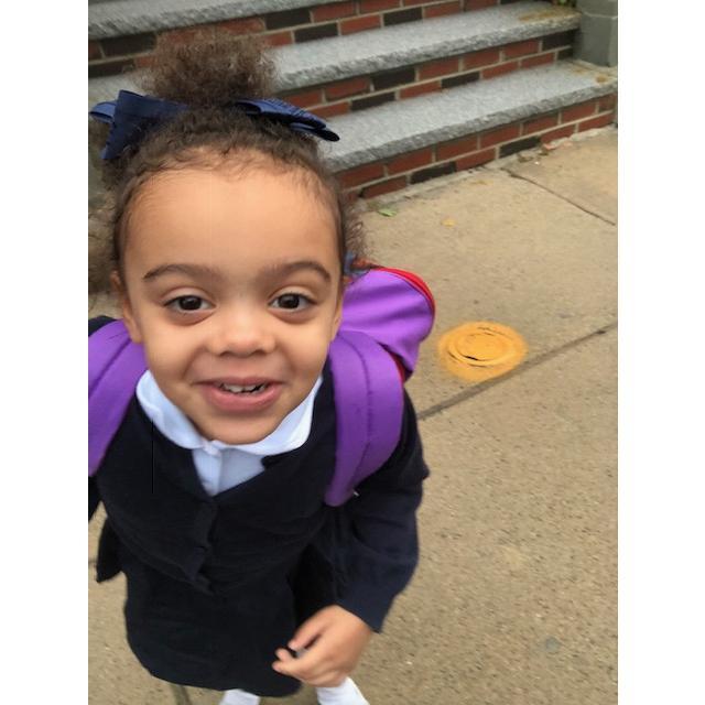 Our baby's first day of school!
