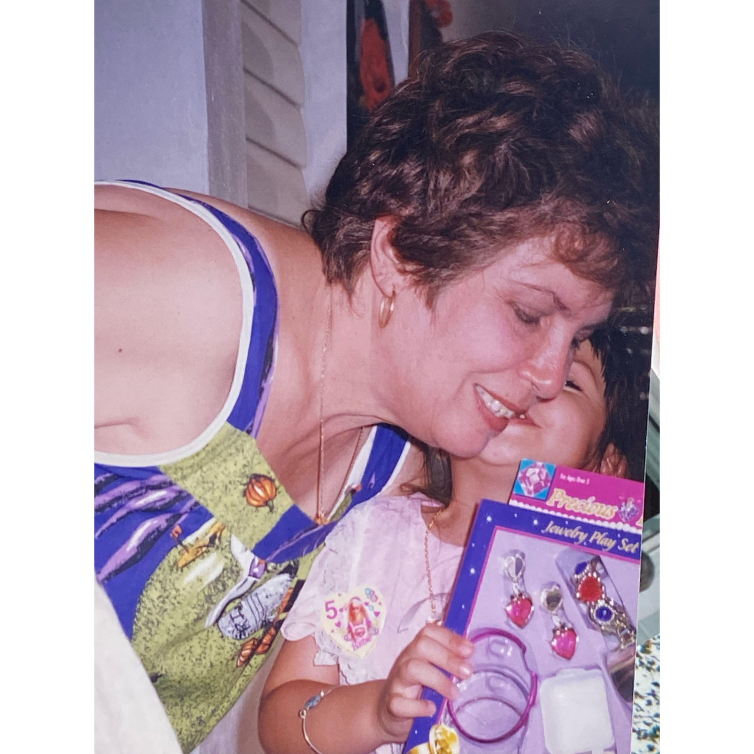 Jessica with her abuela.