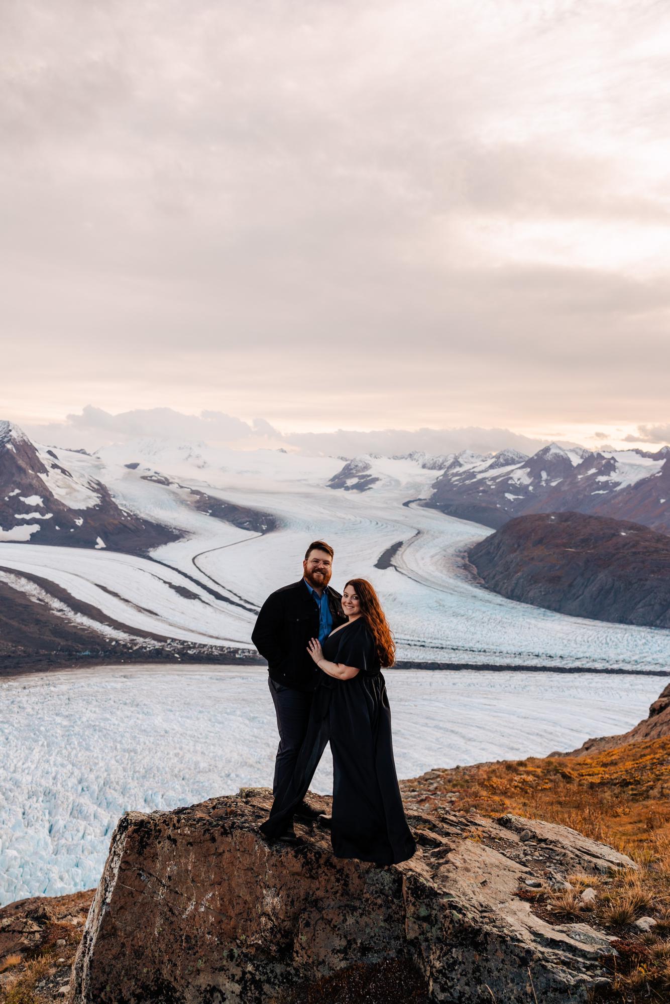 Engagement photos in Alaska