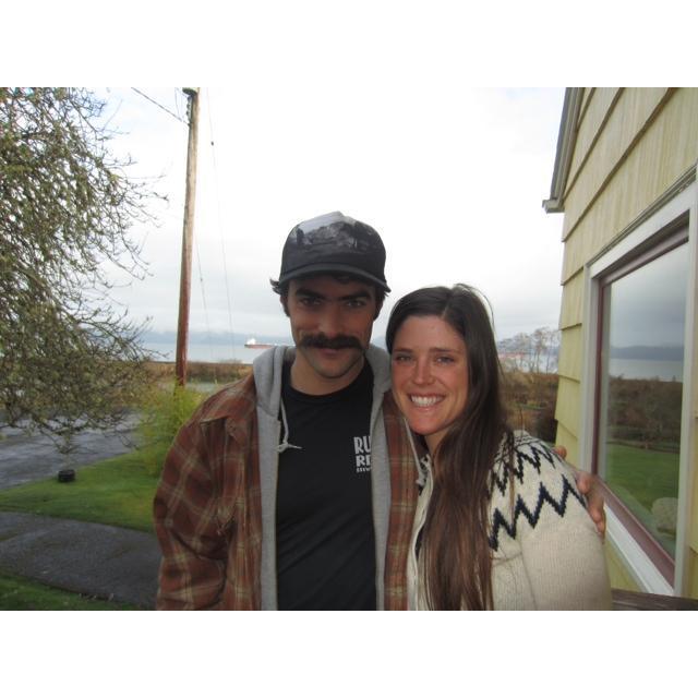 Astoria, Oregon. In front of Matthew's childhood home.