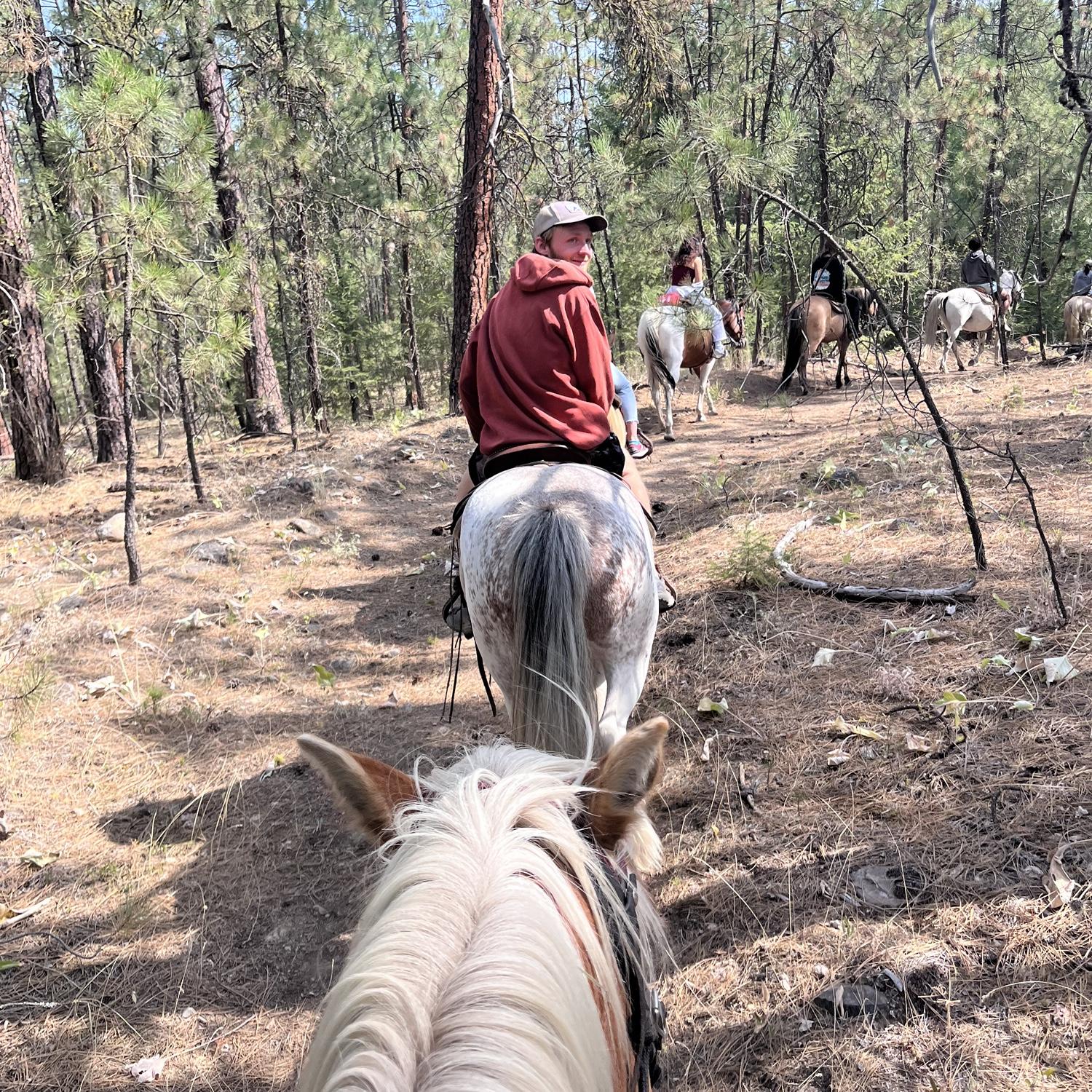 Horseback riding in Riverside State Park