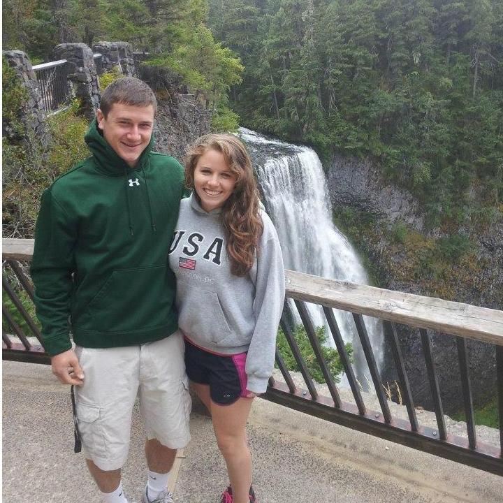 One of our first outings together at Salt Creek Falls