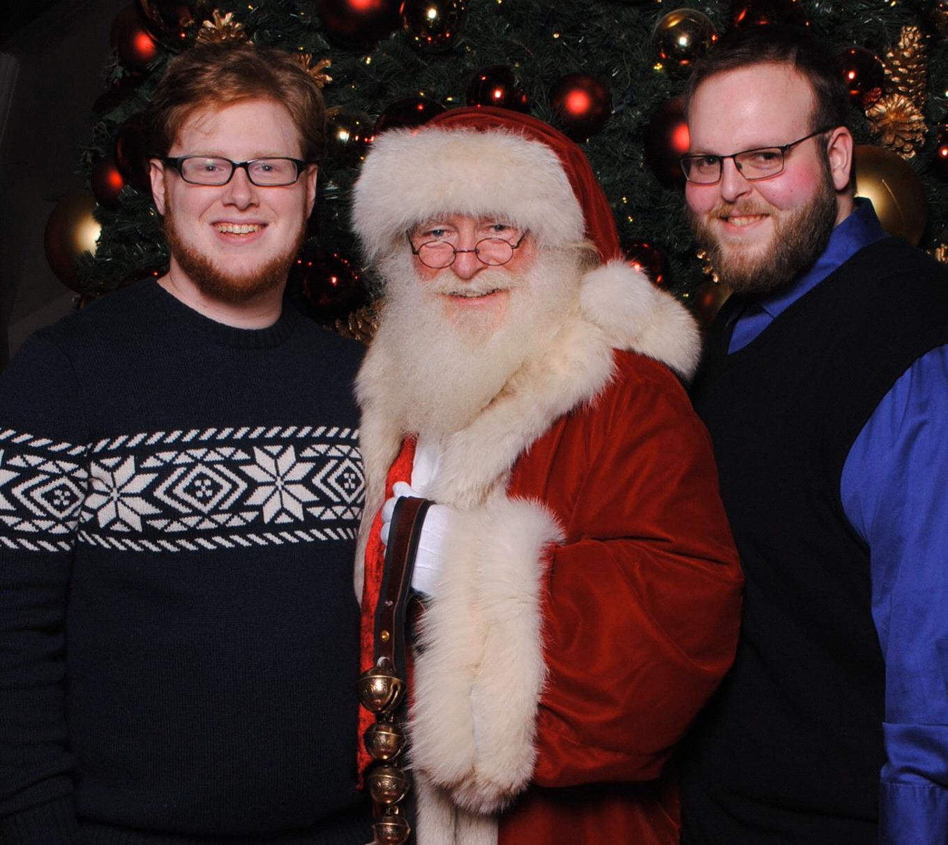 First photo with Santa Claus!