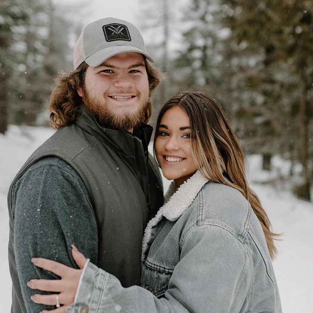 An image from out first engagement session with Baylee McHaney Photography.
