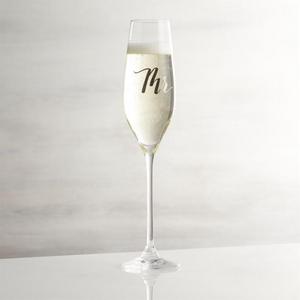 Mr. and Mrs. Champagne Flutes - Mr.