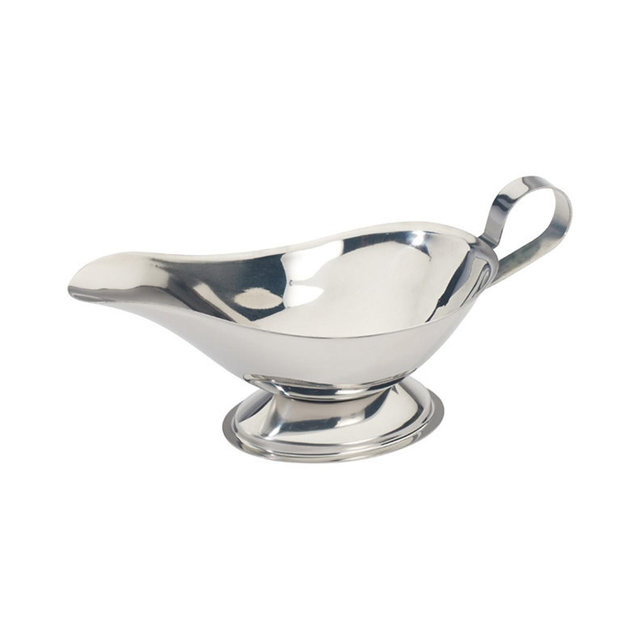 Winco Gravy Boat, Stainless Steel, 10 oz