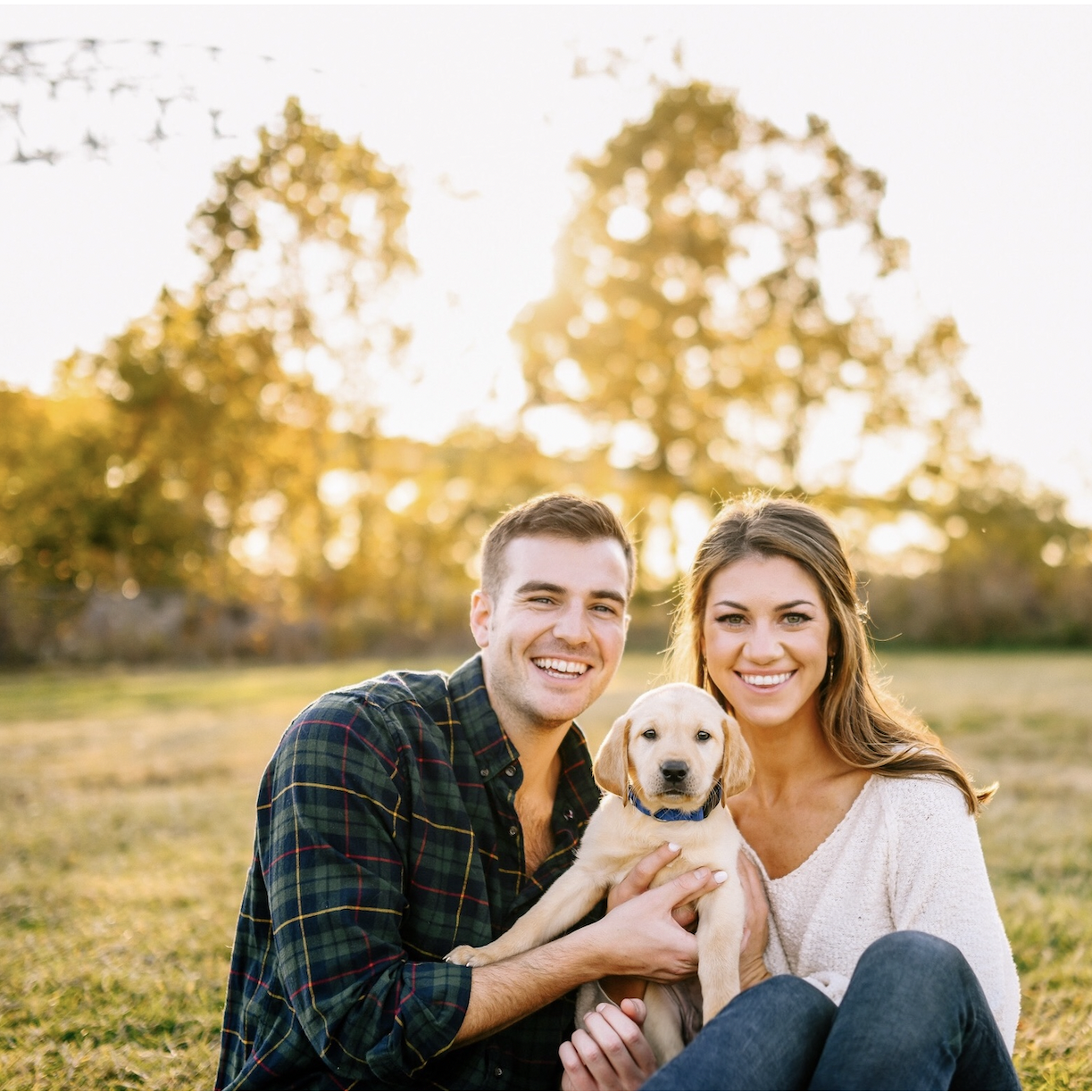 Engagement session with our special guest, Toast!