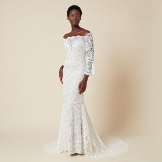 Trinity: Long Bell-Sleeve Wedding Dress