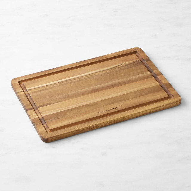 Williams Sonoma Edge Grain Cutting & Carving Board, Acacia, 18" x 12", Set of 2