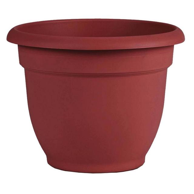 16" Ariana Planter with Self Watering Grid - Burnt Red - Bloem