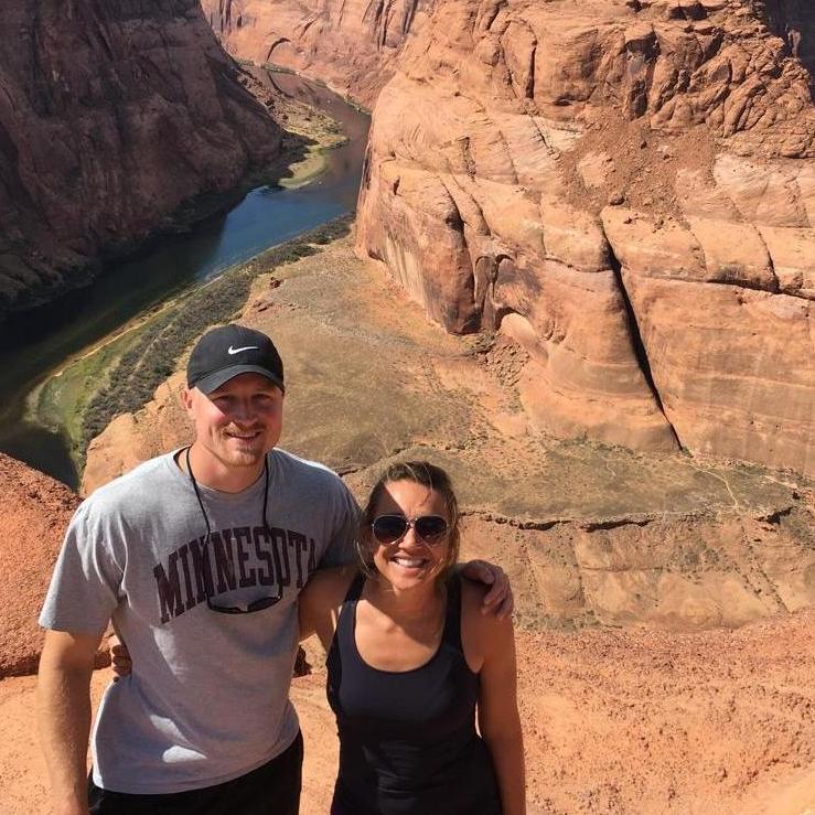 Good view of Horseshoe Bend near Page, AZ.