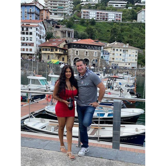 In my dad's hometown of Mutriku, Spain