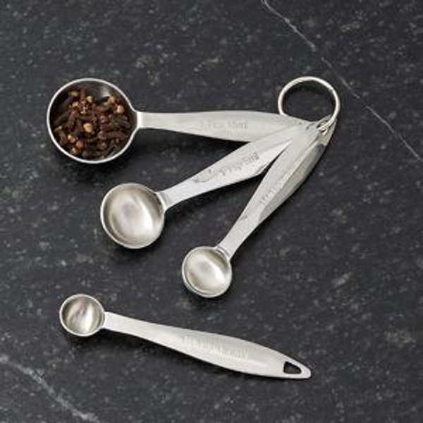 Stainless Steel Measuring Spoons, Set of 4