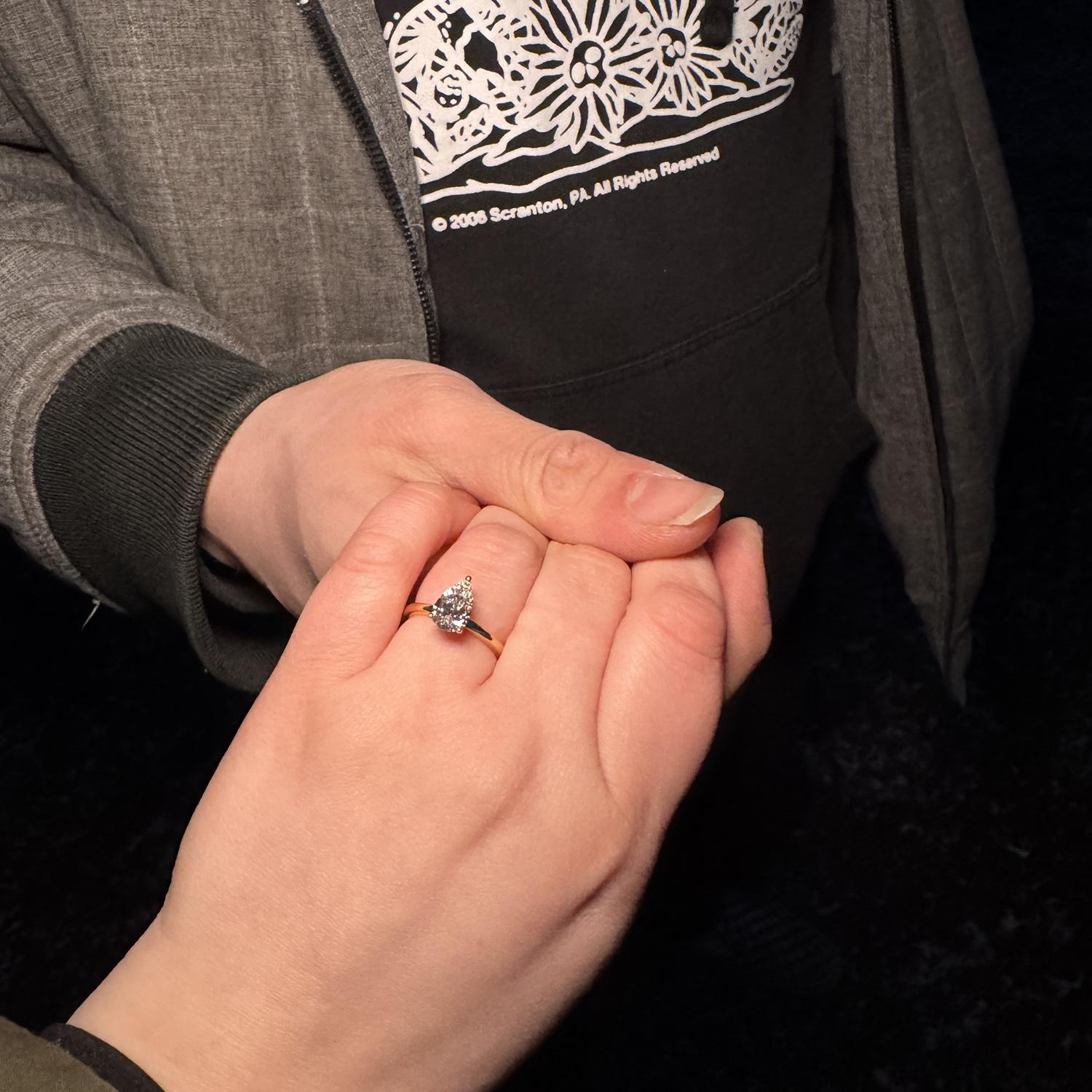 She said YES!!!!!!