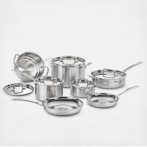 Cuisinart Multi Clad Pro 12-Piece Triple Ply Cookware Set