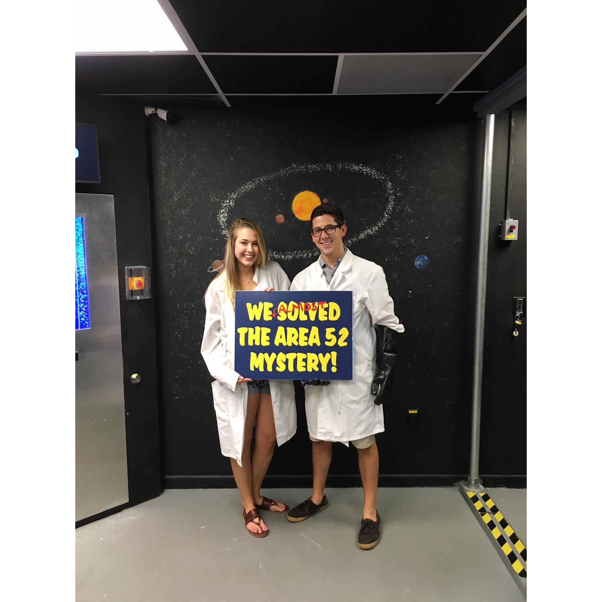 This is the day our patience with each other was tested for the first time – during a game of Escape Room. We made out alright (and highly recommend playing if you haven't already!)