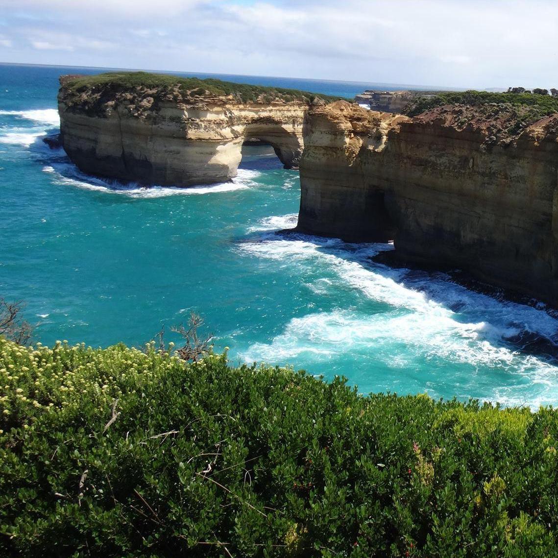Coastline near the Great Ocean Road