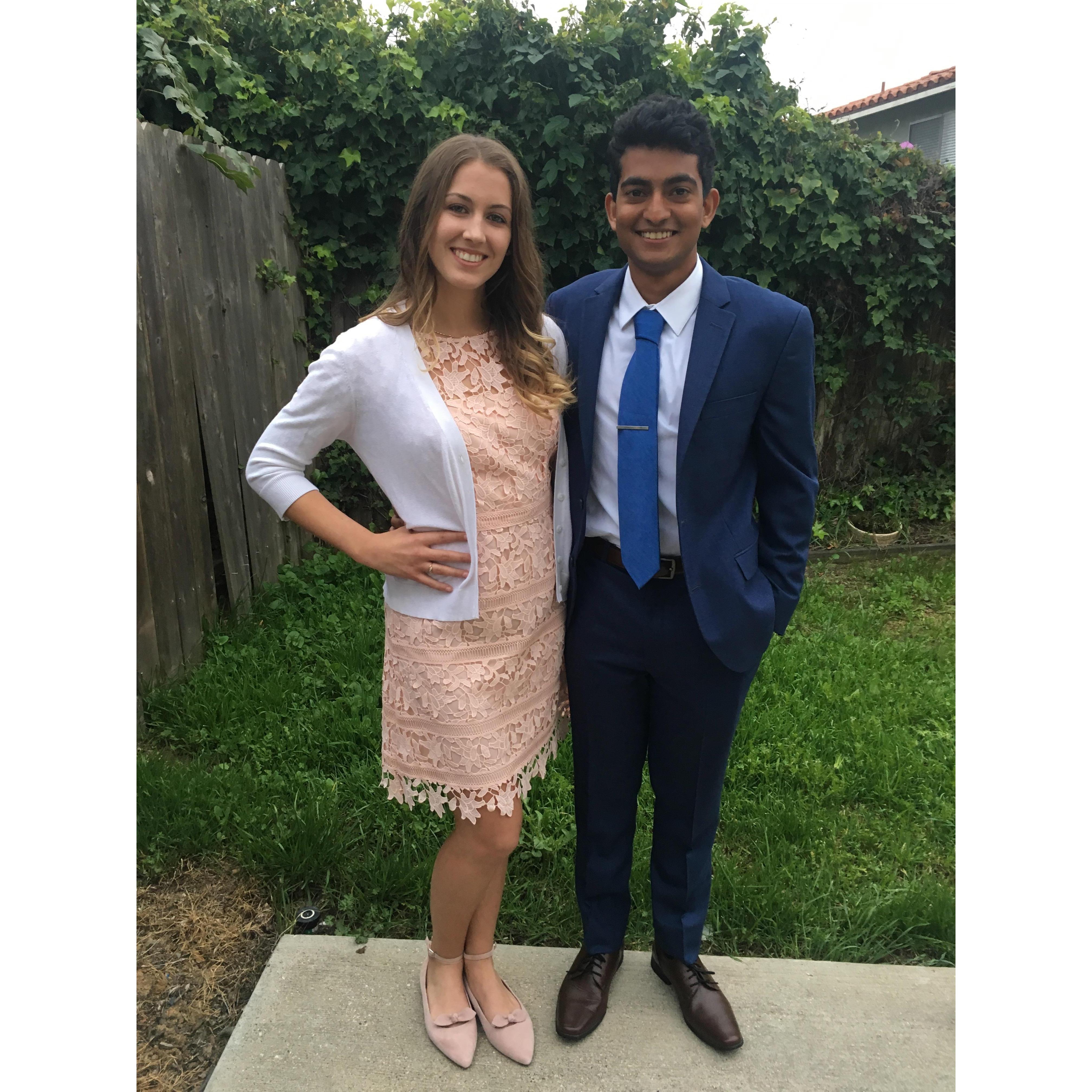 Jenna's RCIA confirmation (2018).