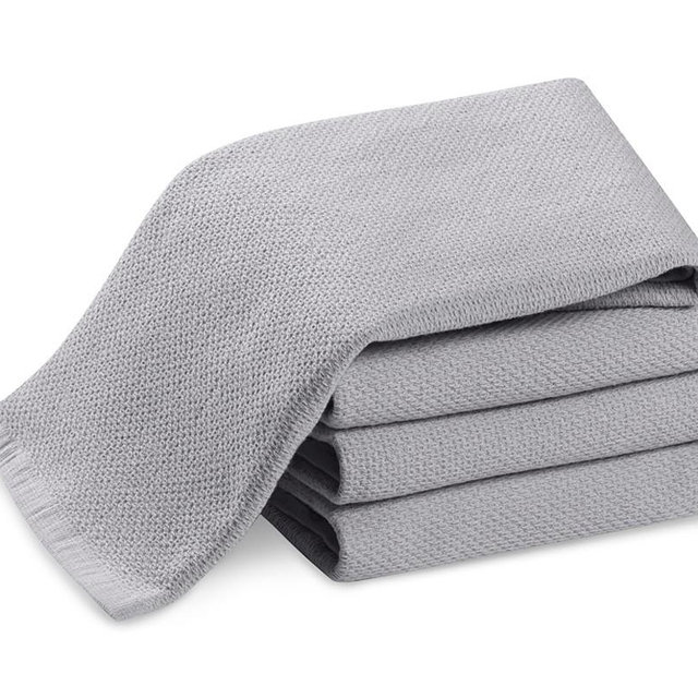 All Purpose Pantry Towels, Set of 8, Drizzle Grey