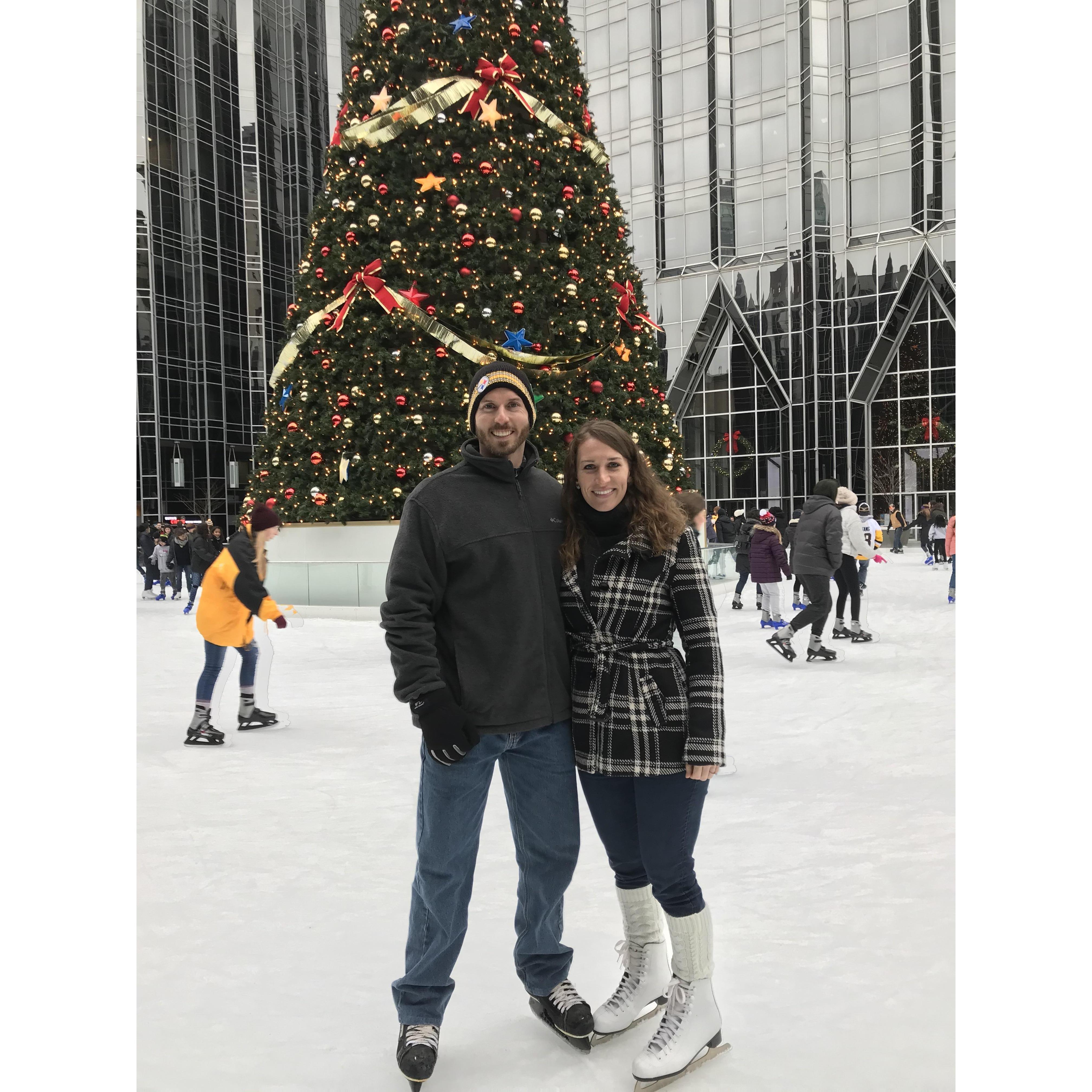 Ice skating in Pittsburgh