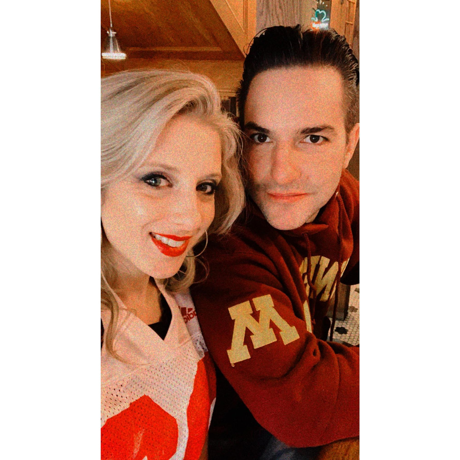 Nebraska vs Minnesota will always be a friendly rivalry game in our house!