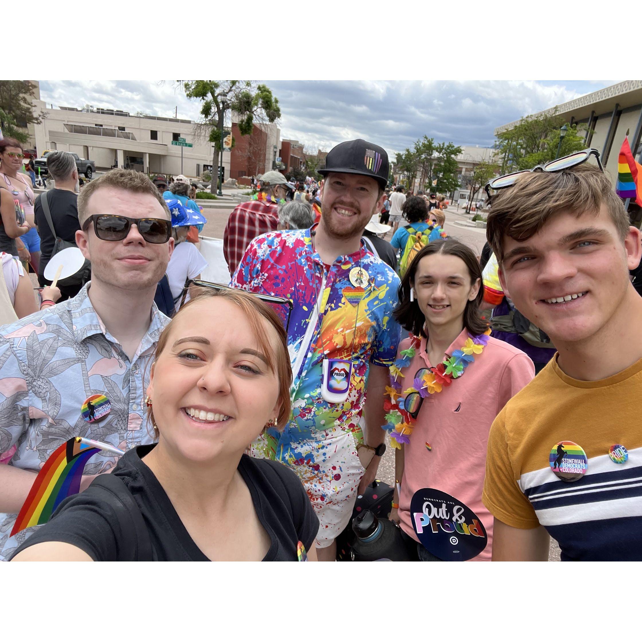 Pikes Peak Pride with Steven and Christian! 🏳️🌈🎉💖