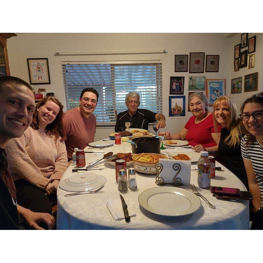 The many family dinners at Grandma and Grandpa's!