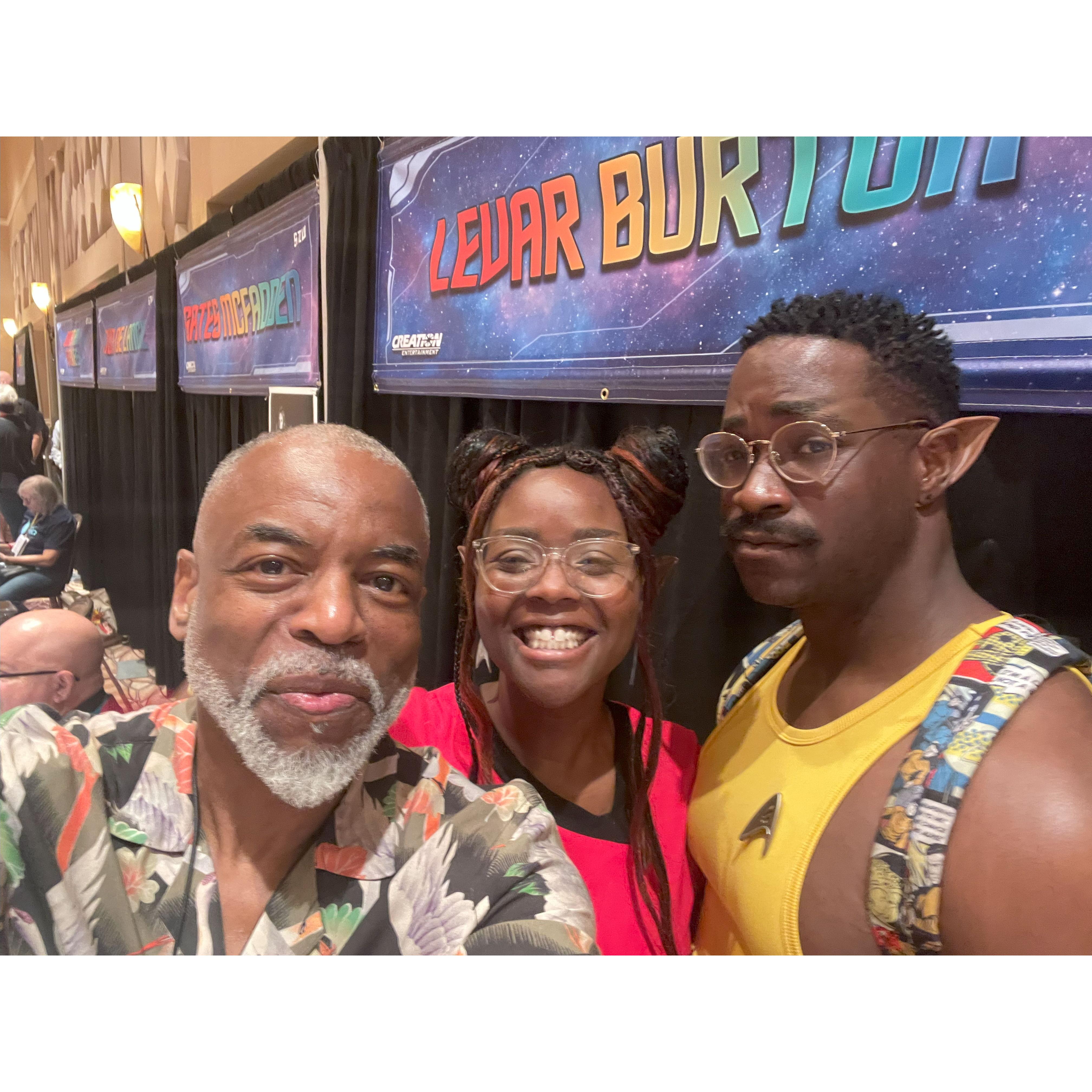 Met up with Uncle Levar!