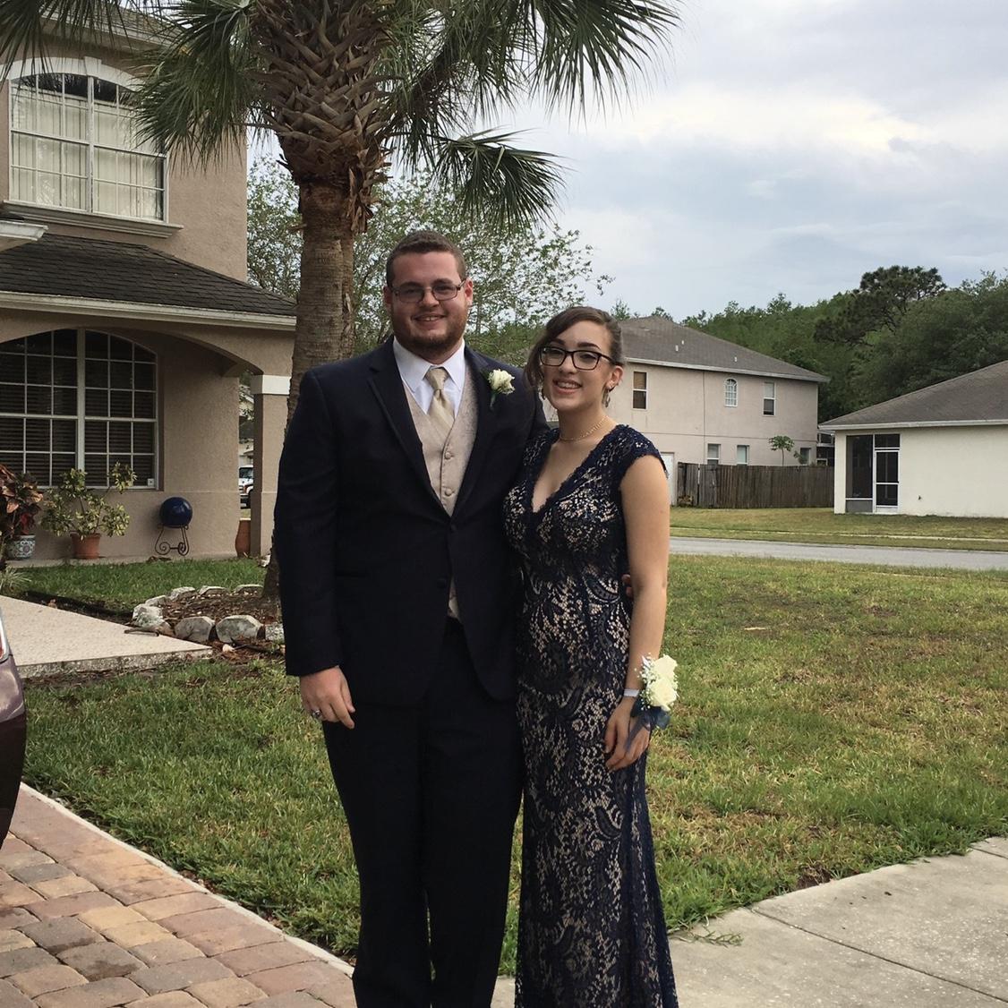 Christine's senior prom in 2017!
