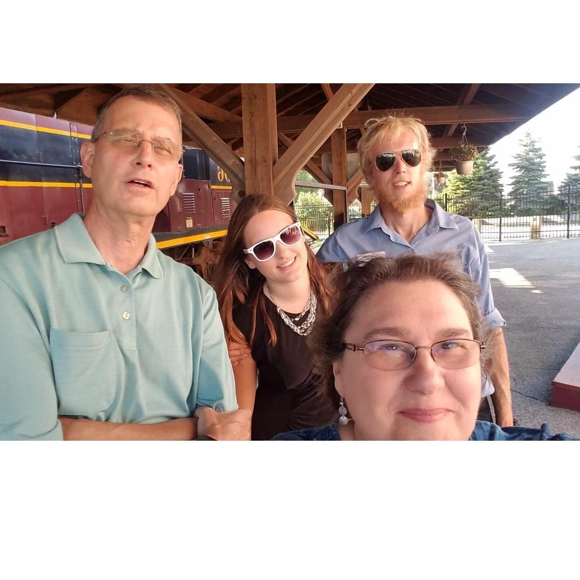 Dinner Train ride with Andrea's parents