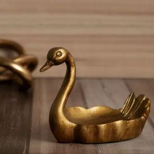 Gold Swan Wood Trinket Dish | Hobby Lobby | 2510584
