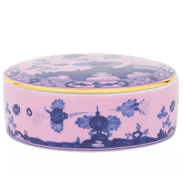 Oriente Italiano Round Box with Cover