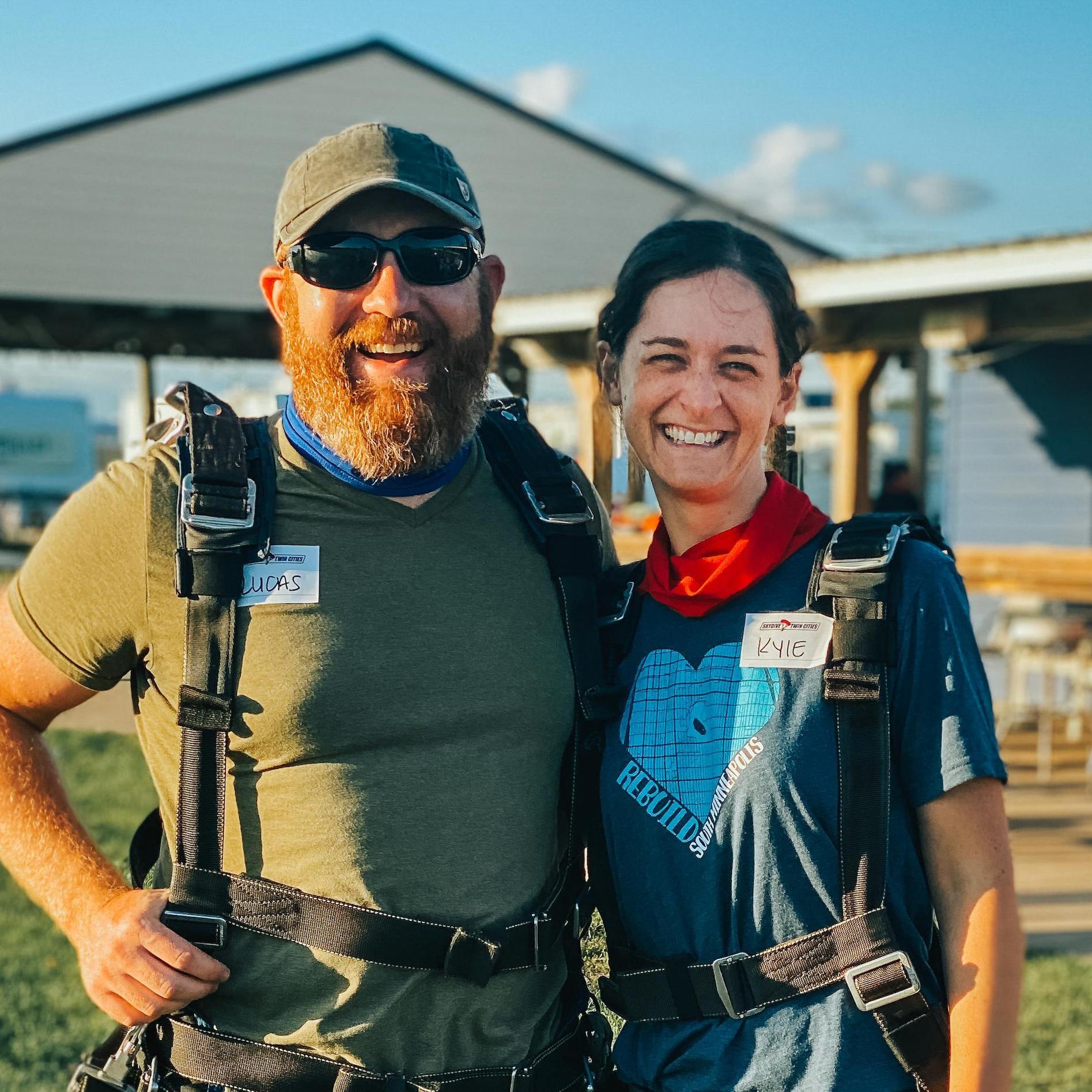 We went skydiving!