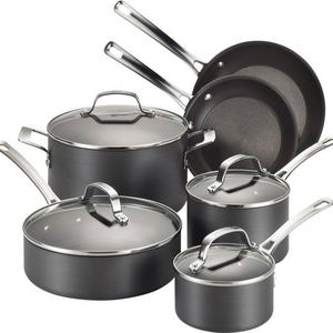 Genesis 10 Piece Hard Anodized Cookware Set