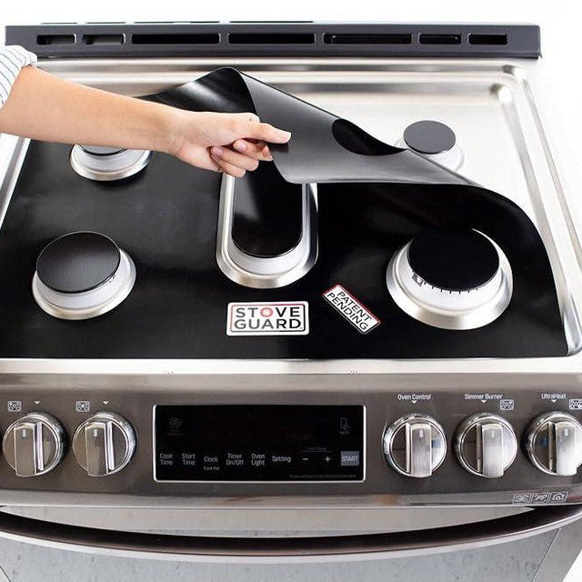 StoveGuard Model# LDG4313ST, USA-Made, Custom Designed & Precision Cut Stove Cover for Gas Stove Top, Lite LG Gas Range Stove Top Protector