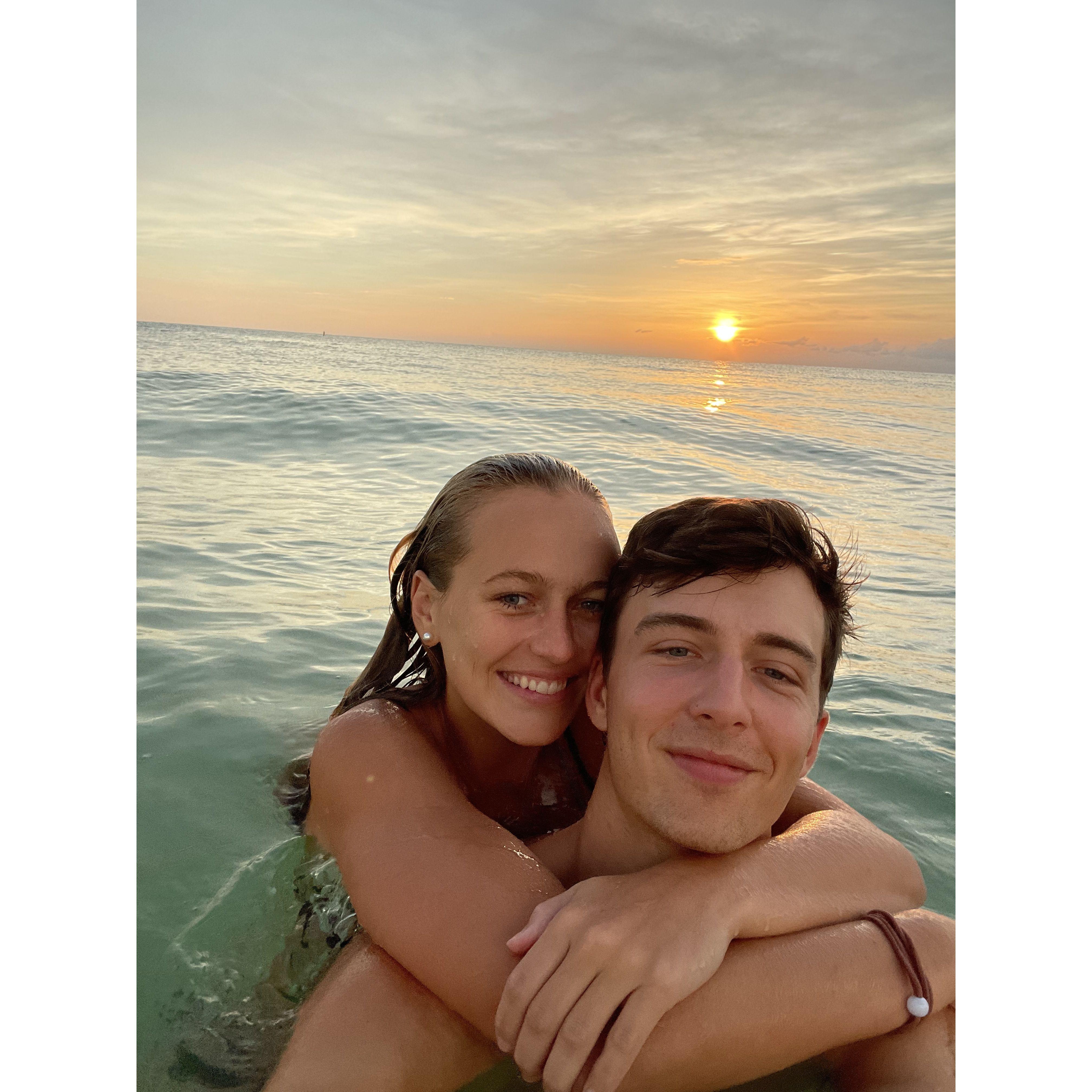 To many more beach sunsets together!!! - Fall 2023