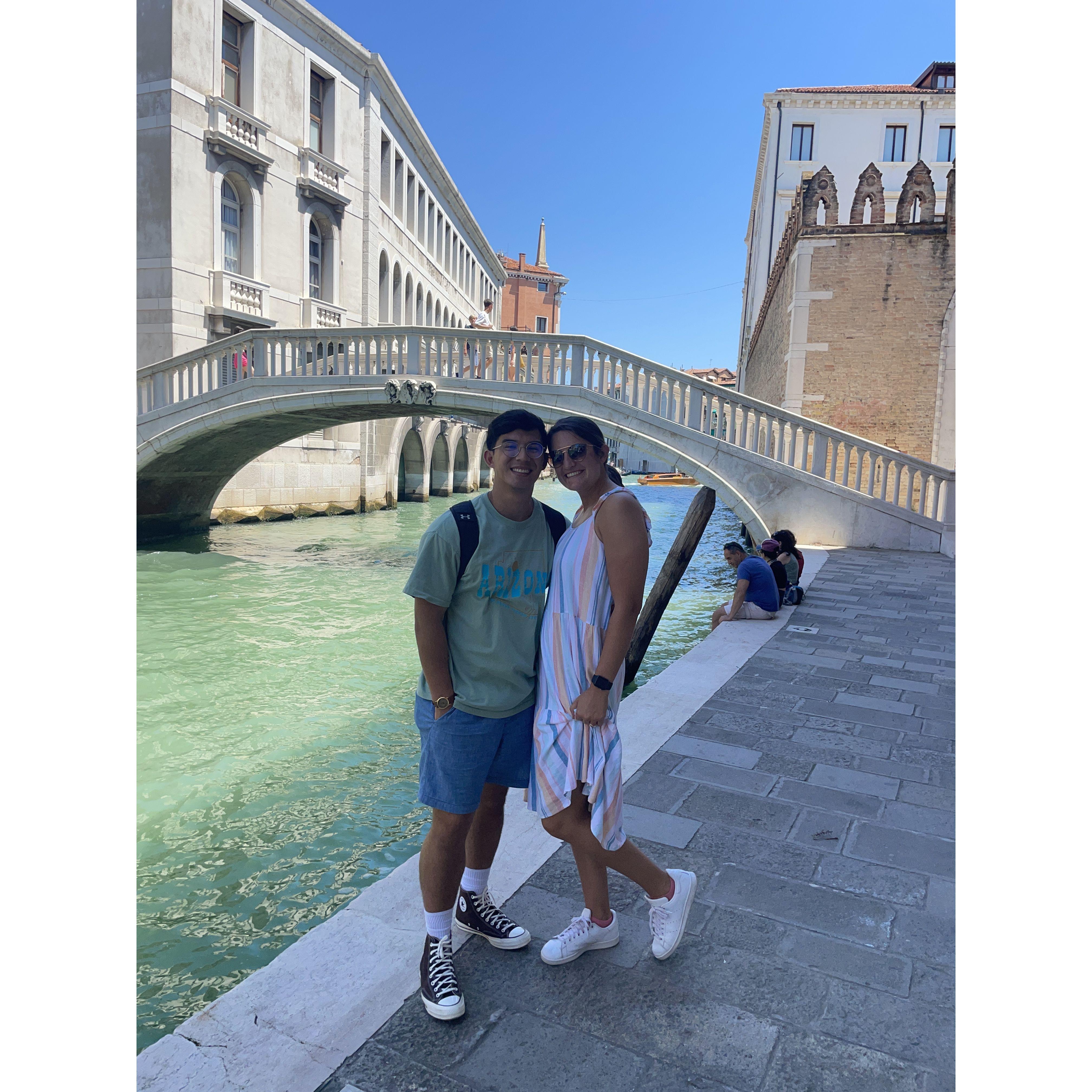 Our first international trip to Italy!