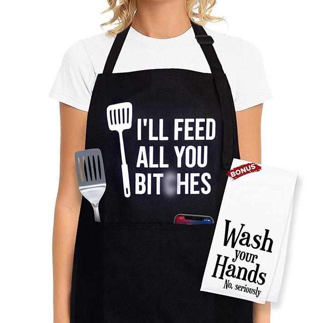 Funny Kitchen Aprons for Men and Women, Grilling Aprons For Men Funny, Funny Dad Gifts, Apron for Women, Funny Gifts for Mom