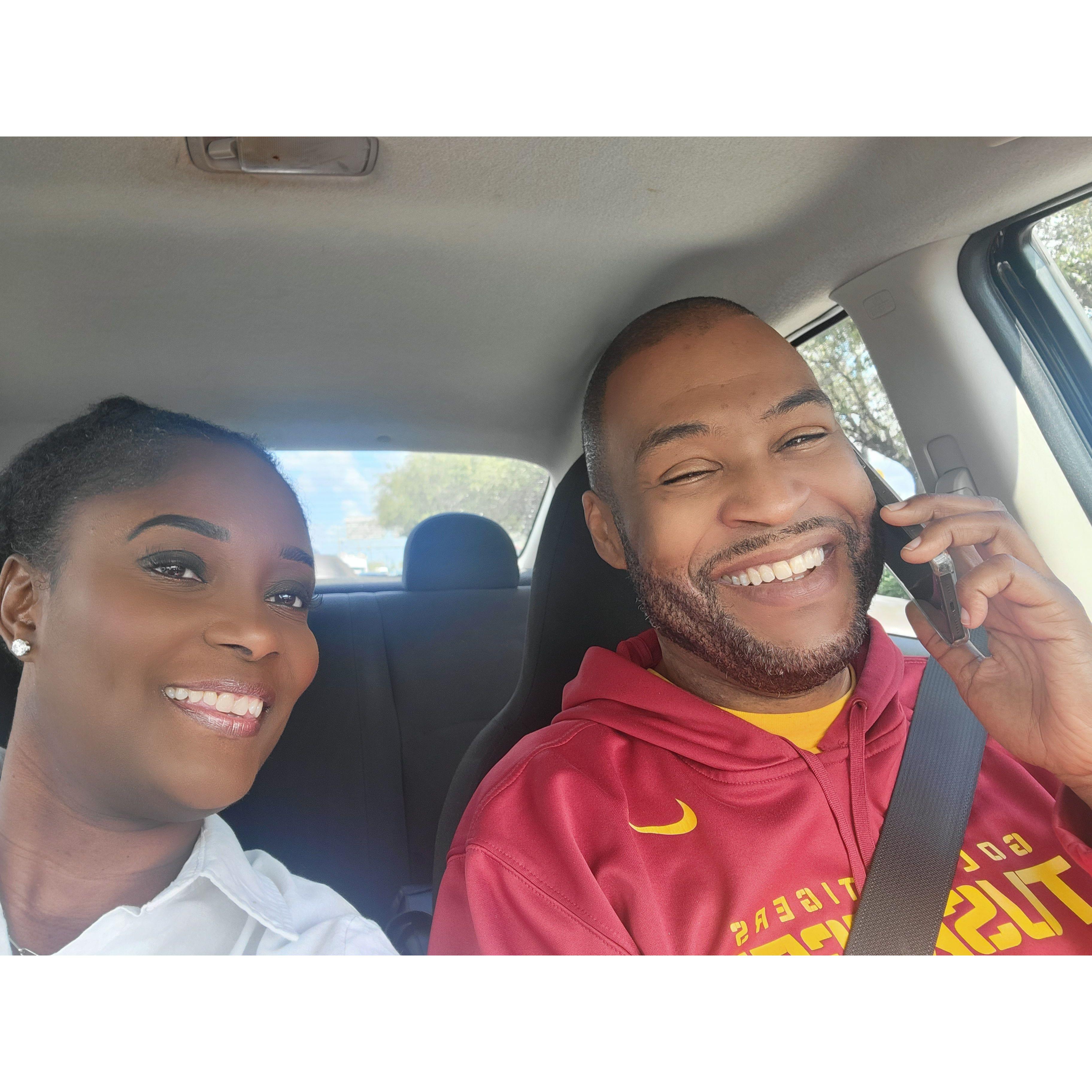 Doing our favorite thing...traveling.