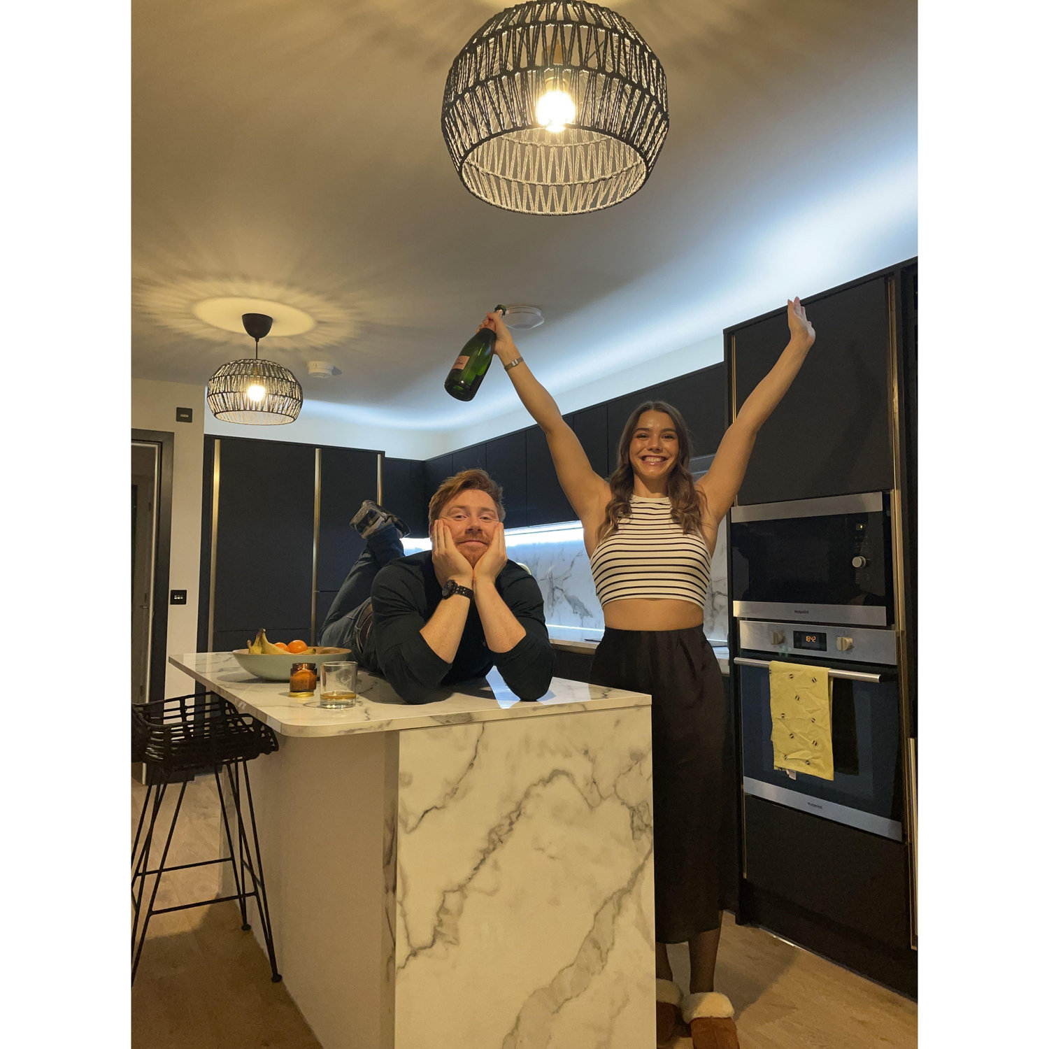 When bought our first house!