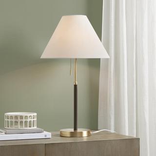 Bromley Two Tone Pull Chain Table Lamp