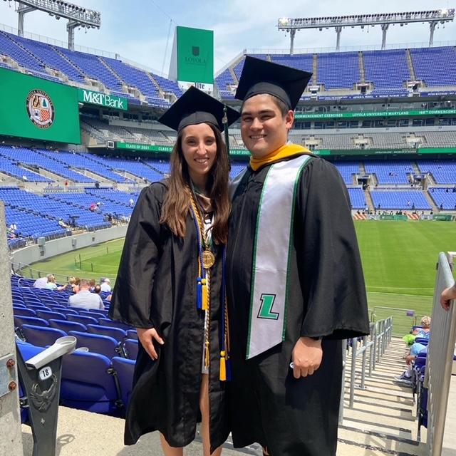 Graduation from Loyola University Maryland.