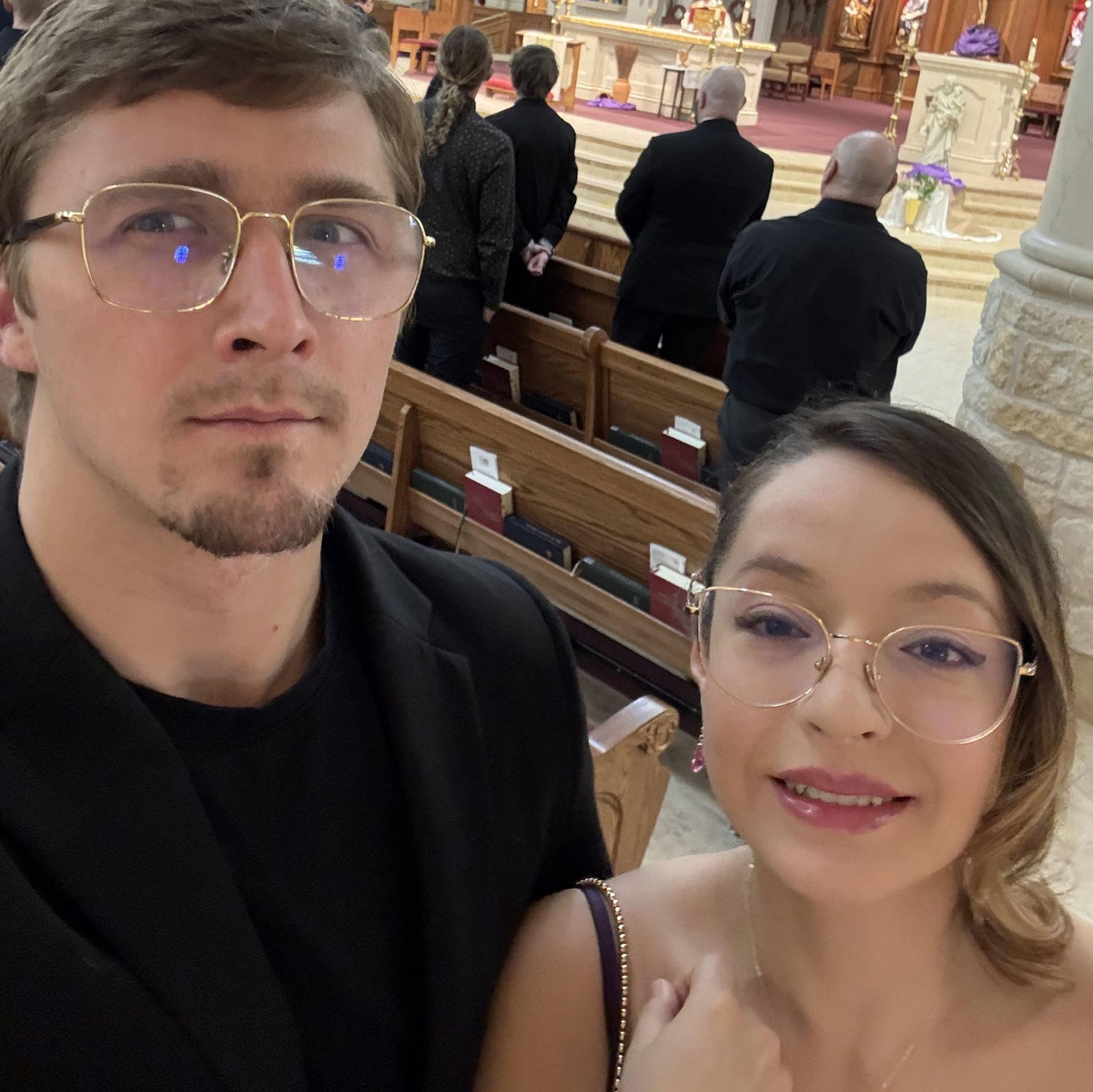 At a wedding
