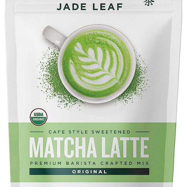 Jade Leaf Matcha Organic Café Style Sweetened Matcha Latte Premium Barista Crafted Mix - Original - Authentic Japanese Origin (5.3 Ounce Pouch)