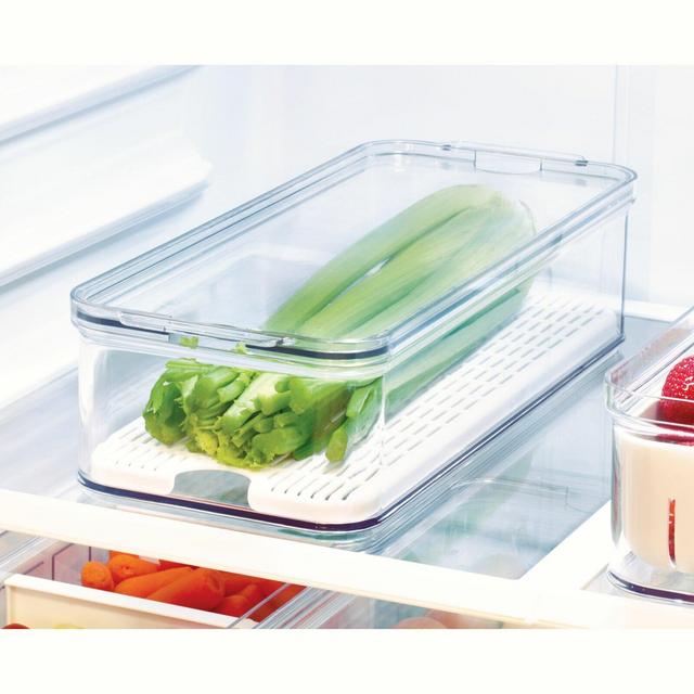 Crisp Stackable Refrigerator and Pantry Produce Food Storage Container