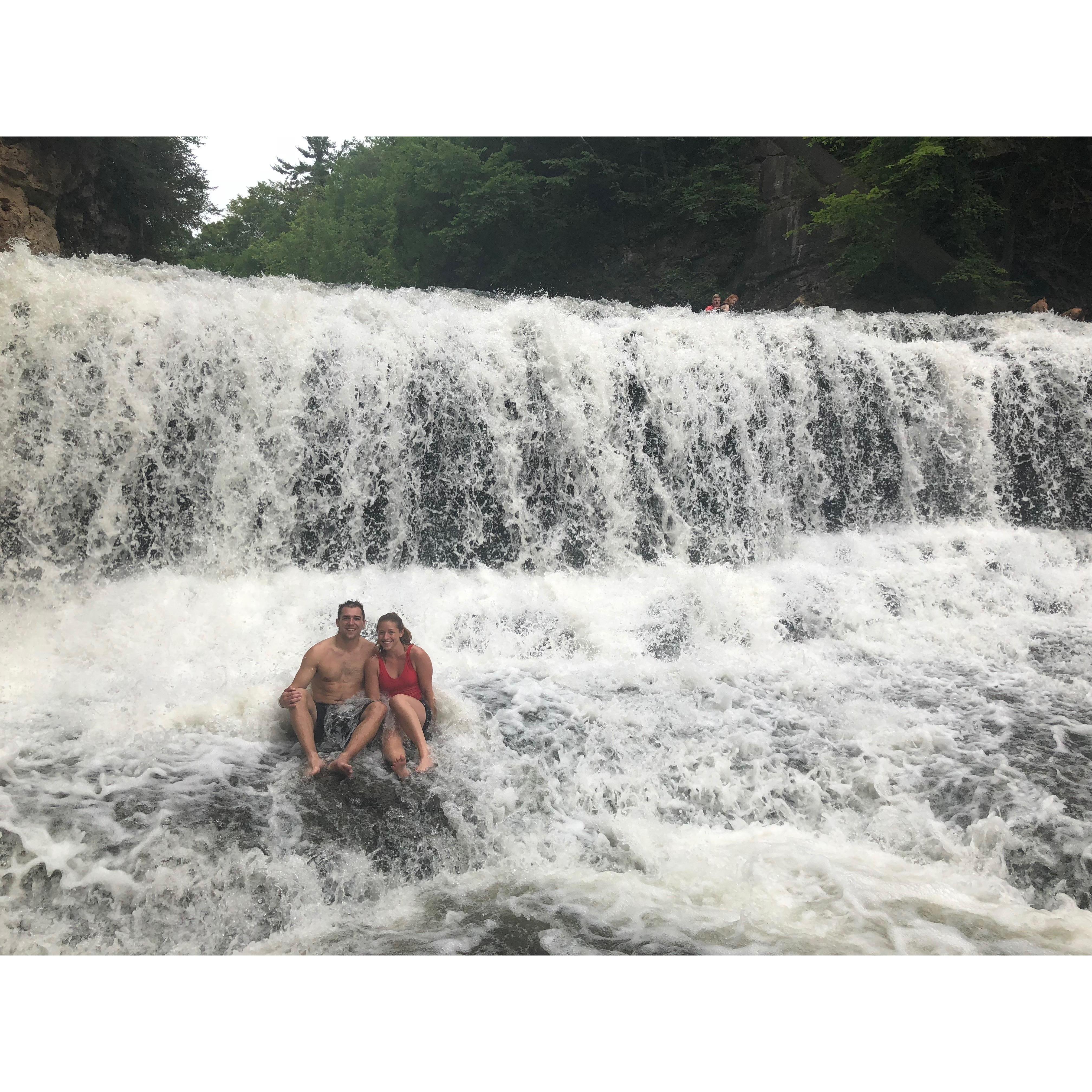 Another waterfall, another hike at Willow River.