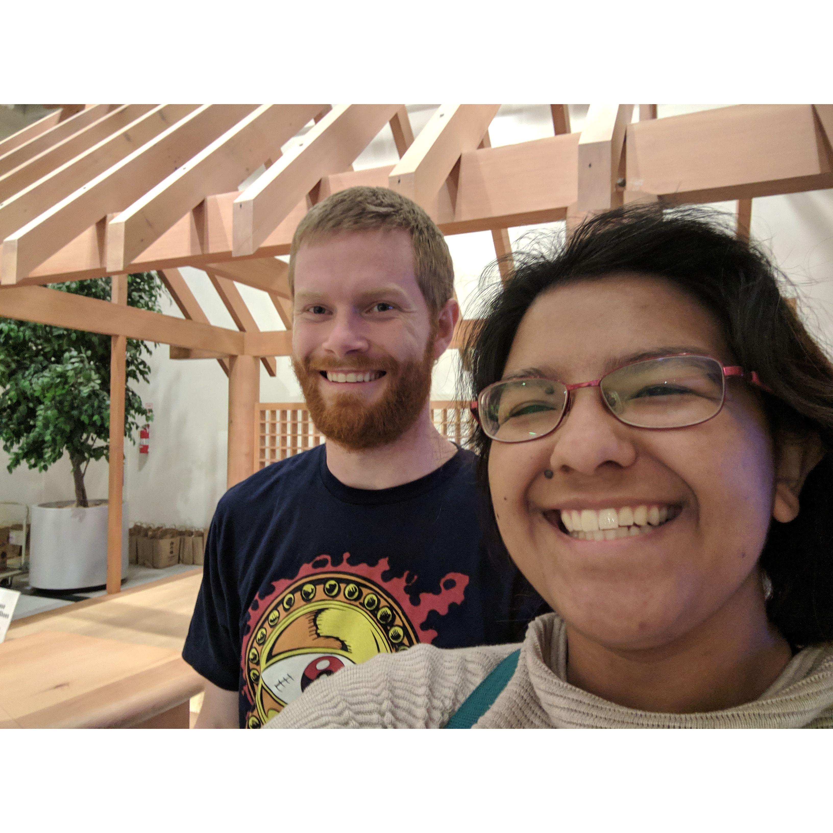 Sam & Rocio go Sake Tasting