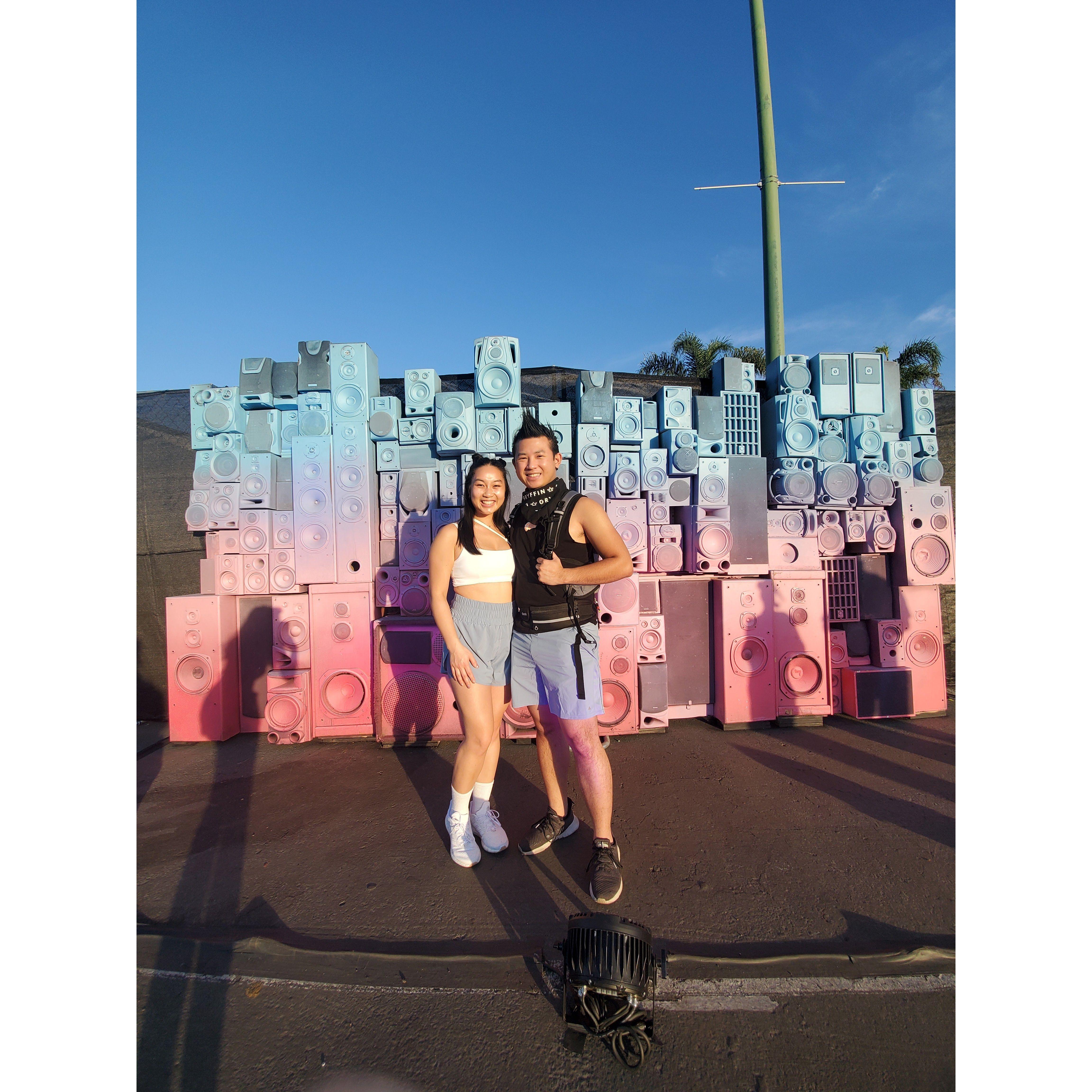 Her first music festival, Audiotistic