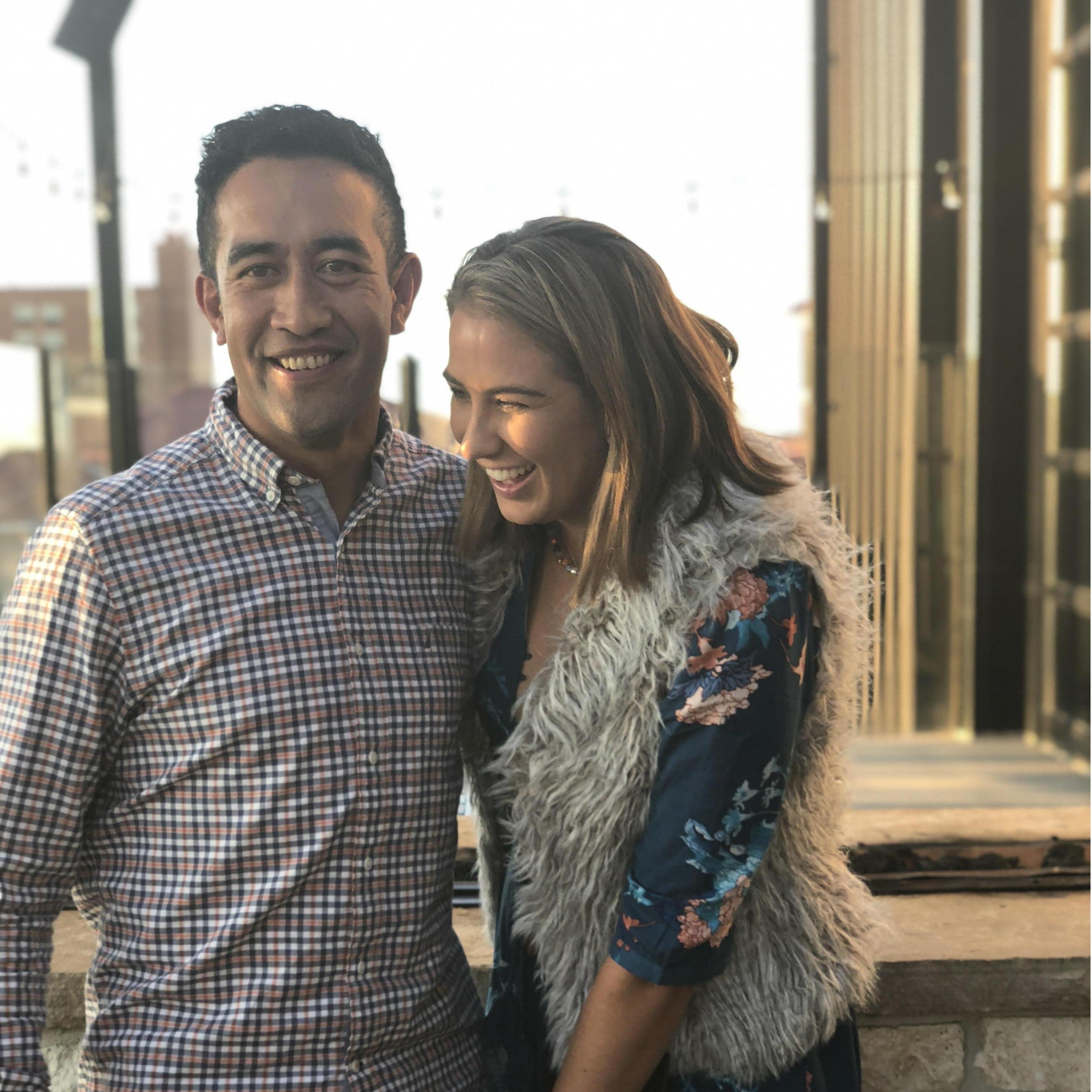 This taken from our first day in Denver together, can you tell we were happy to see each other? ;o)